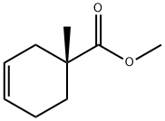 3-Cyclohexene-1-carboxylicacid,1-methyl-,methylester,(1R)-(9CI) 구조식 이미지