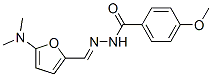 벤조산,4-메톡시-,[[5-(디메틸아미노)-2-푸라닐]메틸렌]히드라지드(9CI) 구조식 이미지