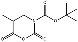 N-BOC-베타-알라닌-알파-메틸-N-카르복시안하이드라이드 구조식 이미지