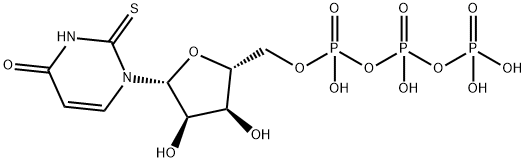 2-Thiouridine5'-triphosphatetetrasodiumsalt Structure