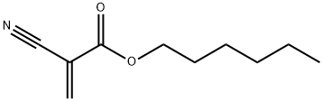 헥실2-시아노아크릴레이트 구조식 이미지