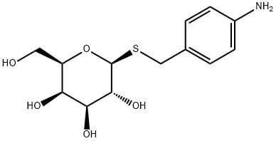 1-(4-AMINOBENZYLTHIO)-BETA-D GALACTOPYRANOSE Structure