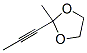 1,3-Dioxolane, 2-methyl-2-(1-propynyl)- (9CI) Structure