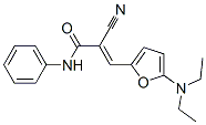 2-Propenamide,  2-cyano-3-[5-(diethylamino)-2-furanyl]-N-phenyl- 구조식 이미지