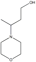 3-morpholin-4-ylbutan-1-ol Structure
