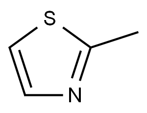 2-Methylthiazole 구조식 이미지