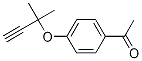 1-(4-(2-Methylbut-3-yn-2-yloxy)phenyl)ethanone Structure