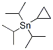 Cyclopropyltriisopropylstannane Structure