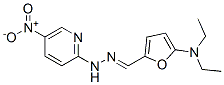 2-Furancarboxaldehyde,  5-(diethylamino)-,  (5-nitro-2-pyridinyl)hydrazone  (9CI) Structure