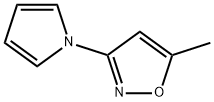 Isoxazole, 5-methyl-3-(1H-pyrrol-1-yl)- (9CI) Structure