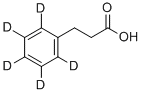 HYDROCINNAMIC-D5 ACID Structure