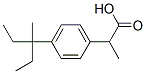 Benzeneacetic acid, 4-(1-ethyl-1-methylpropyl)--alpha--methyl- (9CI) 구조식 이미지