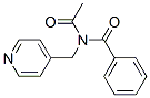 N-Acetyl-N-(4-pyridinylmethyl)benzamide Structure
