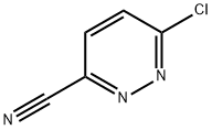 6-Chloro-3-pyridazinecarbonitrile Structure