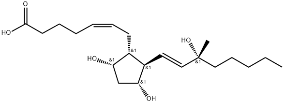 15(R)-15-METHYL PROSTAGLANDIN F2ALPHA Structure