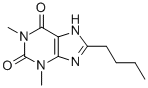 8-Butyltheophyline Structure