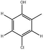 4-클로로-2-메틸페놀-3,5,6-D3 구조식 이미지