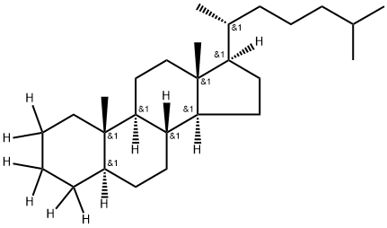 콜레스테롤-2,2,3,3,4,4-D6 구조식 이미지