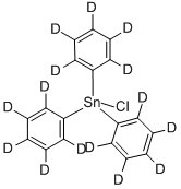 TRIPHENYL-D15-TIN CHLORIDE Structure