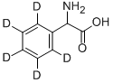 DL-PHENYL-D5-GLYCINE Structure