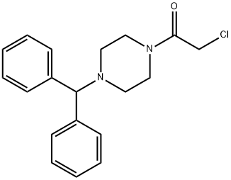 1-(4-BENZHYDRYL-PIPERAZIN-1-YL)-2-CHLORO-ETHANONE Structure
