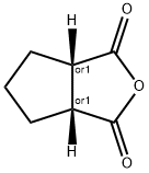 CYCLOPENTANE-1,2-DICARBOXYLIC ACID ANHYDRIDE 구조식 이미지