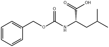 N-CARBOBENZOXY-DL-LEUCINE 구조식 이미지