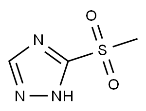 3-(METHYLSULFONYL)-1H-1,2,4-TRIAZOLE Structure