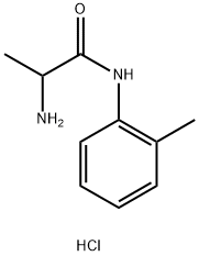 2-Amino-N-(2-methylphenyl)propanamidehydrochloride Structure