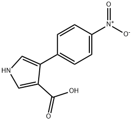 4-(4-NITROPHENYL)-1H-PYRROLE-3-CARBOXYLIC ACID Structure