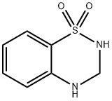 3,4-디히드로-2H-1,2,4-벤조티아디아진1,1-디옥사이드 구조식 이미지