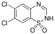 6,7-디클로로-2H-1,2,4-벤조티아디아진1,1-디옥사이드 구조식 이미지