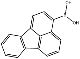 Fluoranthene-3-boronic acid 구조식 이미지