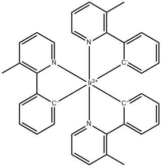 Tris(3-methyl-2-phenylpyridine)iridium(III) Structure