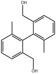 [2-[2-(hydroxymethyl)-6-methyl-phenyl]-3-methyl-phenyl]methanol Structure