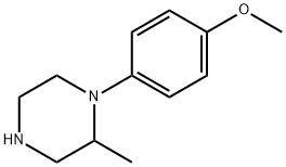 1-(4-METHOXYPHENYL)-2-METHYLPIPERAZINE,   1:1 MIXTURE OF CONFORMERS, 95 Structure