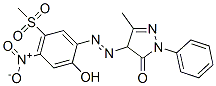 2,4-dihydro-4-[[2-hydroxy-5-(methylsulphonyl)-4-nitrophenyl]azo]-5-methyl-2-phenyl-3H-pyrazol-3-one Structure