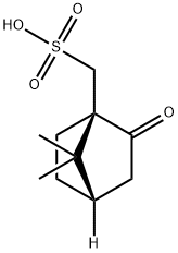 (1R)-(-)-10-Camphorsulfonic acid 구조식 이미지