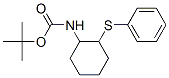 Carbamic acid, [2-(phenylthio)cyclohexyl]-, 1,1-dimethylethyl ester (9CI) Structure