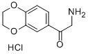 2-AMINO-1-(2,3-DIHYDRO-BENZO[1,4]DIOXIN-6-YL)-ETHANONE 구조식 이미지