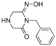 4-(페닐메틸)-3-(히드록시이미노)피페라진-5-온 구조식 이미지