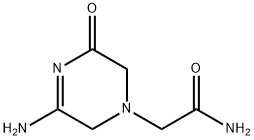 5-Amino-3,6-dihydro-3-oxo-1(2H)-pyrazineacetamide Structure