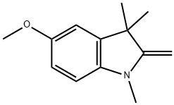 5-메톡시-1,3,3-트리메틸-2-메틸렌인돌린 구조식 이미지