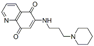 6-[[3-(1-Piperidinyl)propyl]amino]-5,8-quinolinedione Structure