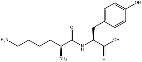 H-LYS-TYR-OH Structure