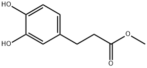 3-(3,4-Dihydroxyphenyl)propionic acid methyl ester Structure