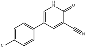 5-(4-CHLOROPHENYL)-2-OXO-1,2-DIHYDRO-3-PYRIDINECARBONITRILE Structure