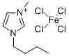 1-BUTYL-3-METHYLIMIDAZOLIUM TETRACHLOROFERRATE 구조식 이미지