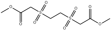 methyl 2-[2-(methoxycarbonylmethylsulfonyl)ethylsulfonyl]acetate Structure