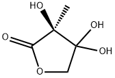 2(3H)-Furanone, dihydro-3,4,4-trihydroxy-3-methyl-, (3S)- (9CI) Structure